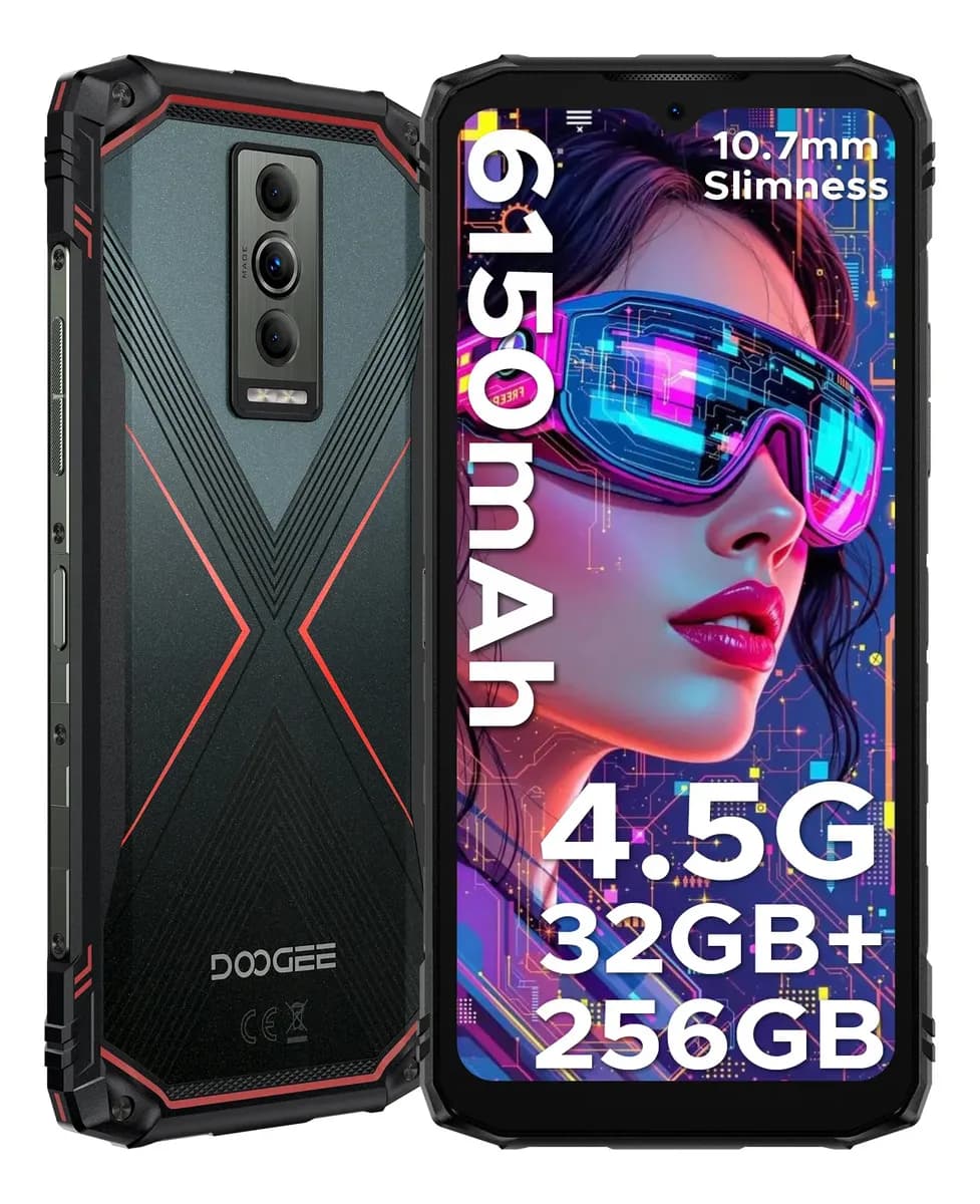 Doogee Blade10 Pro Energy celulares Android 15 32GB RAM+256GB ROM teléfono resistente 6.6 pulgada HD+90Hz Smartphone 6150mah Cámara 50MP rudo phone /celulares economicos Color/dual sim