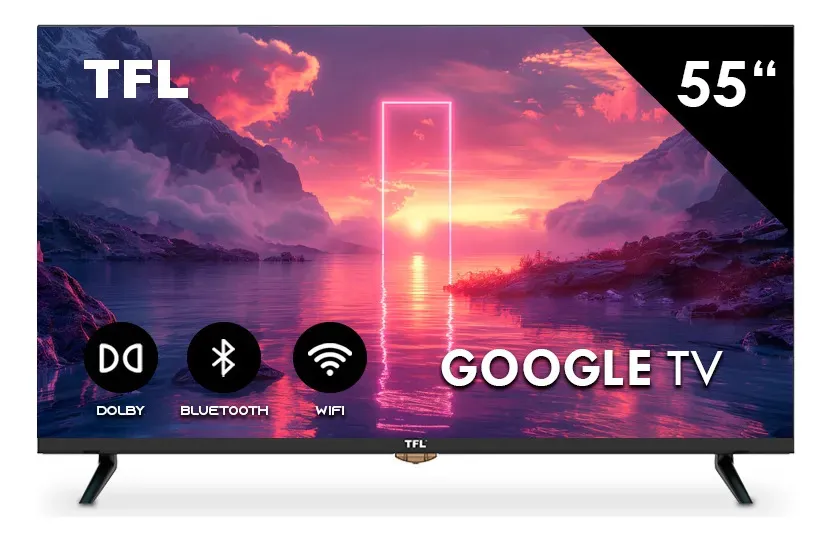 Pantalla Smart Tv 55 Pulgadas Tfl Google Tv 4k Frameless