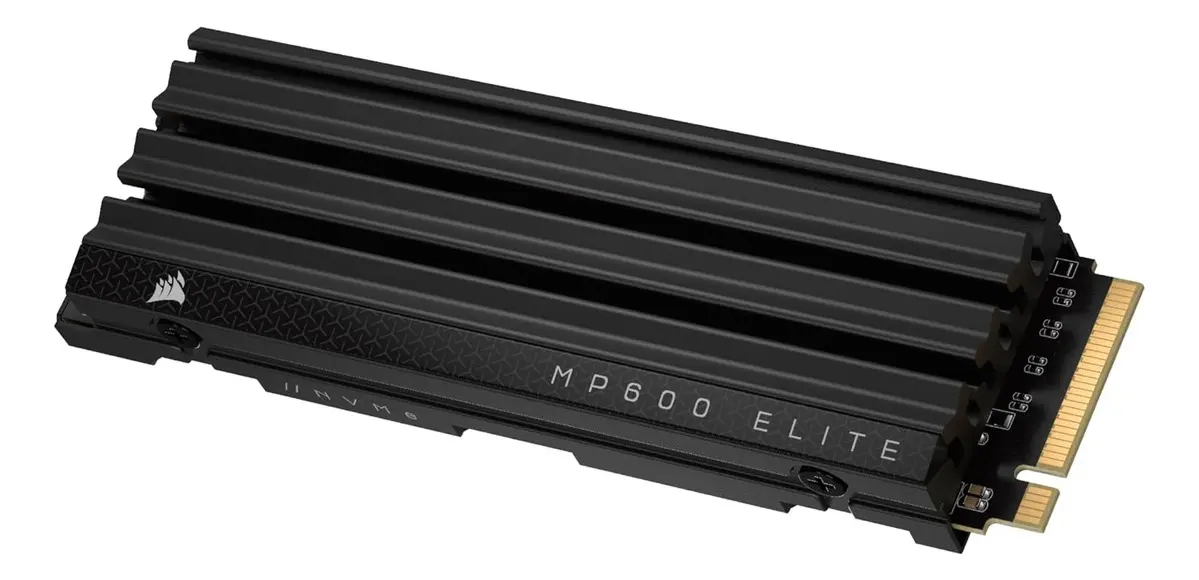 Ssd Corsair Mp600 Elite 1 Tb Pcie Gen4 X4 Nvme 1.4 Disipador Negro