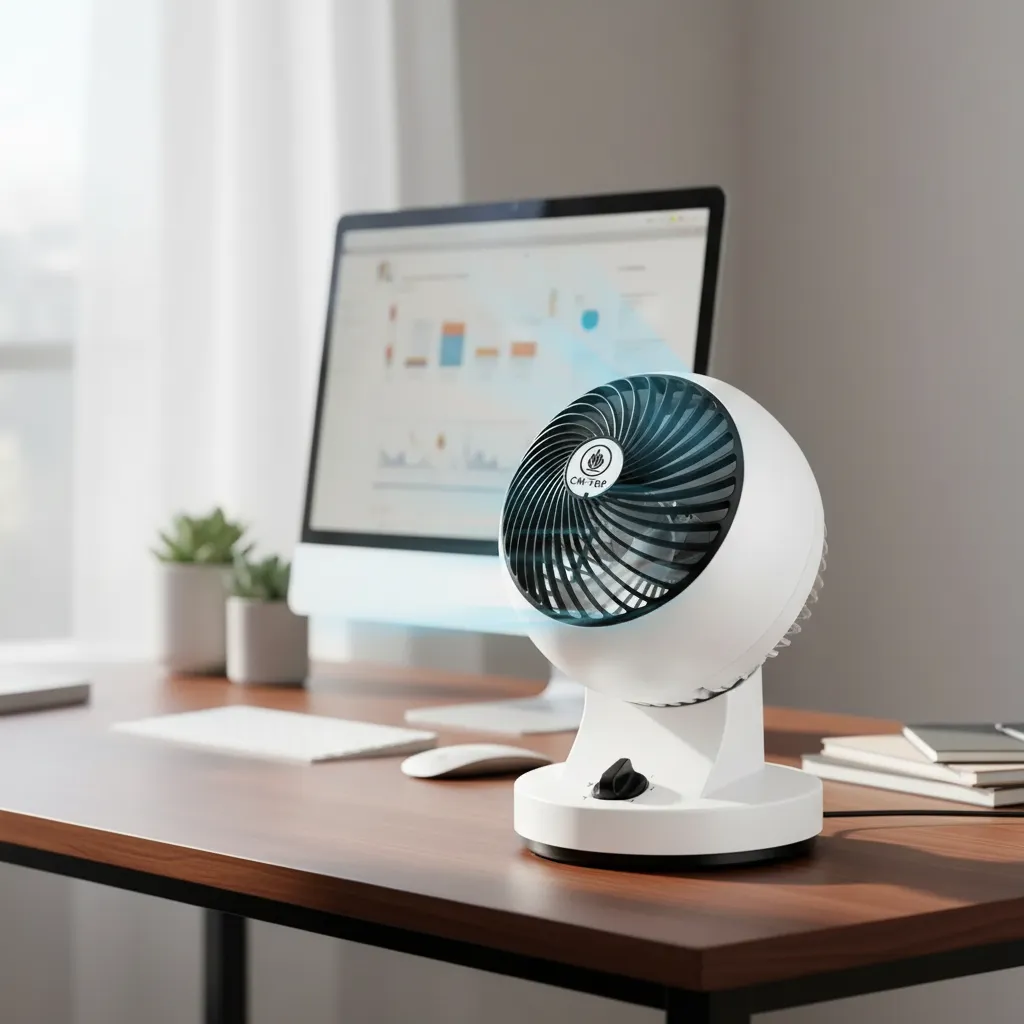 Ventilador De Aire 9'' De Mesa 3 Velocidades 127v 45w