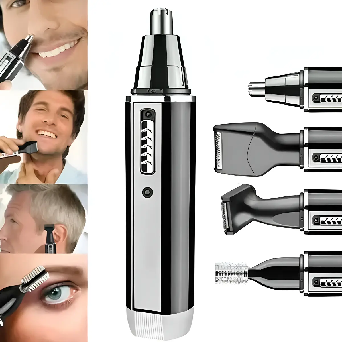 Afeitadora Rasuradora Kit Profesional Multifuncional 4 En 1 Negro