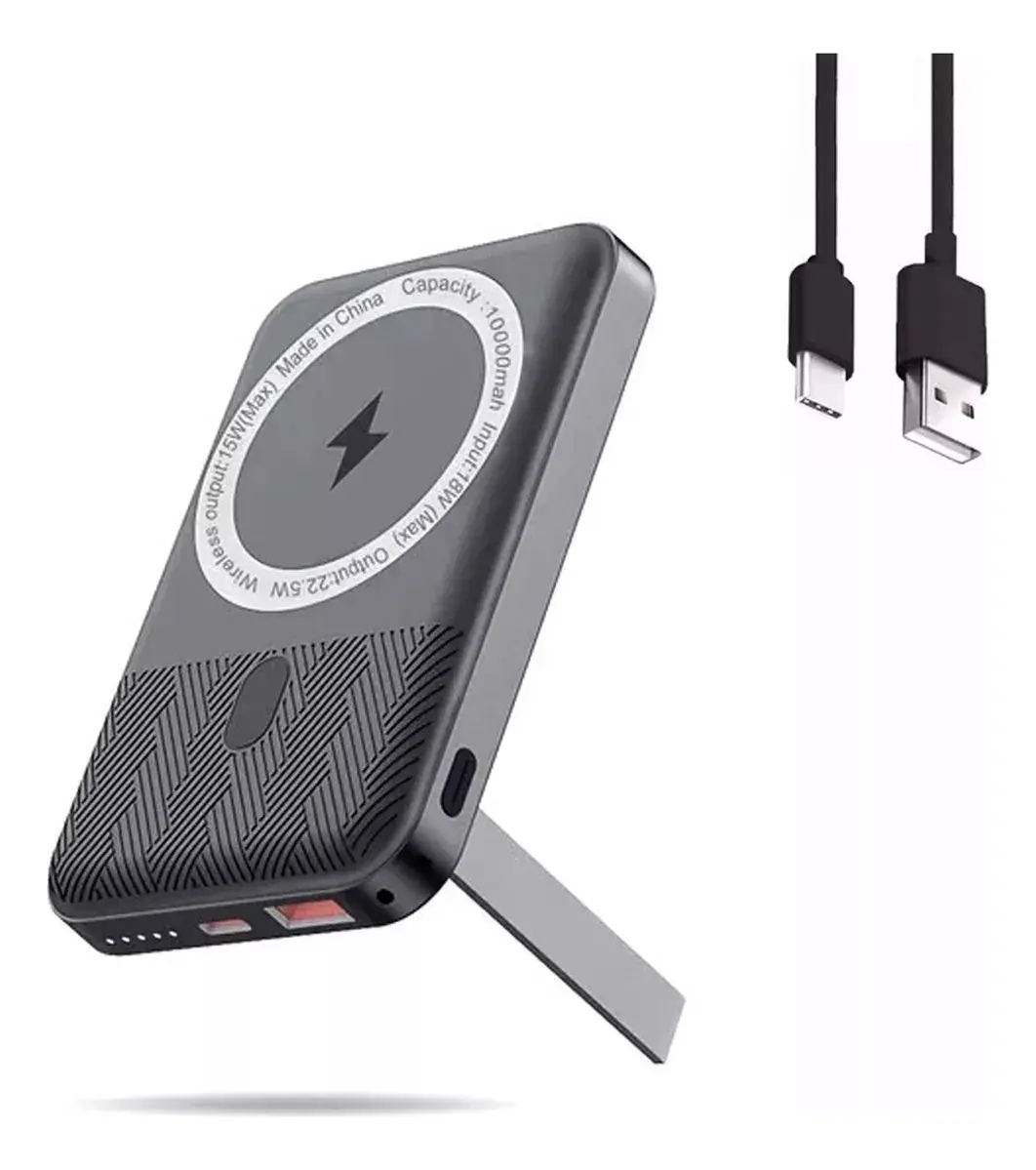 Power Bank Saiviek 10000mAh Inalámbrico USB-C MagSafe 22.5W Modelo H19B