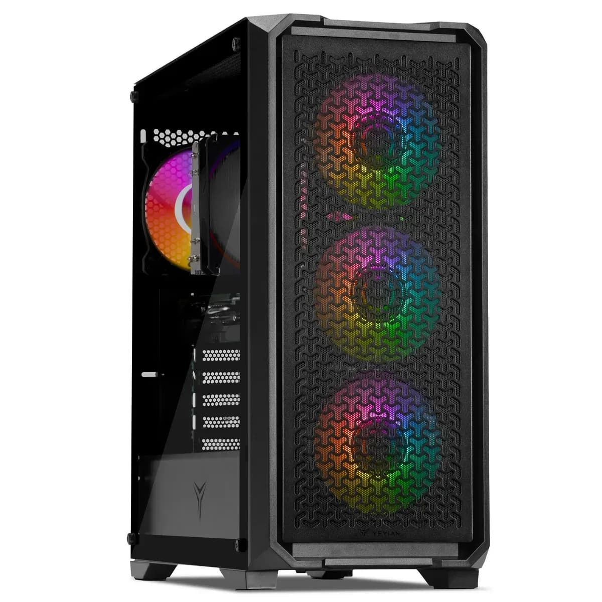 Pc Gamer Yeyian, Amd Rx 590 8gb Gddr5, Intel Core I5-10400f 4.2 Ghz, 8gb Ddr4 3200mhz, 1tb Nvme M.2 Gen 4, 650w Bronze, Enfriamiento 120mm, Wifi,bluetooth,ypi-va040fa-59p1m