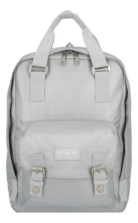 Mochila Xtrem New Briz 4xt Silver Color Plateado Diseño de la tela Lisa