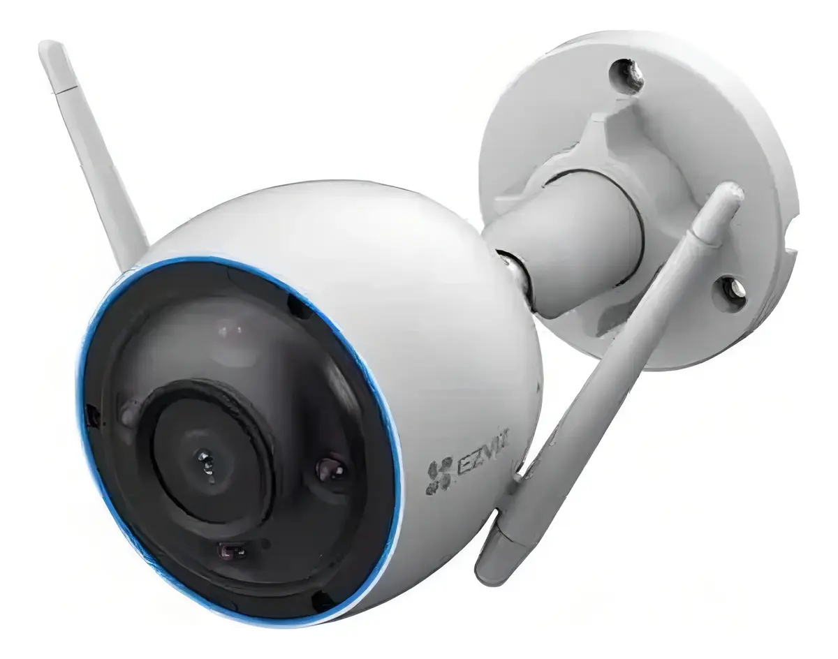 Camara Bala Ezviz H3 3mp Wifi Microfono Vizion Nocturna / T Color Blanco