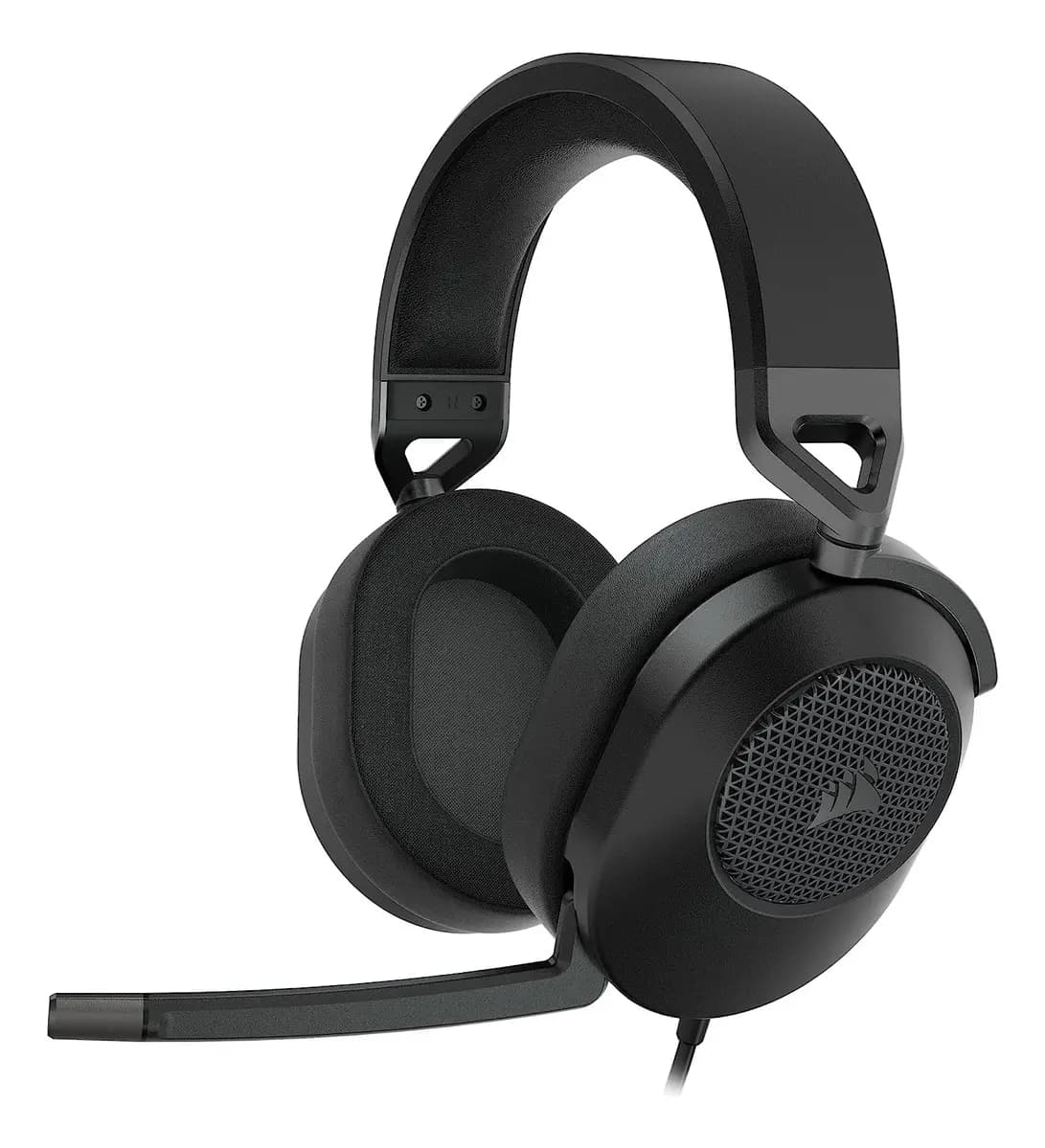 Audífonos Gamer Corsair Hs65 Surround, Carbón, Alambrico Color Negro