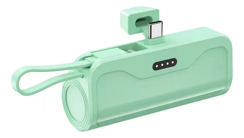 Cargador Portátil Mini TIPTOPLEE 5.000 mAh para iPhone y Tipo C