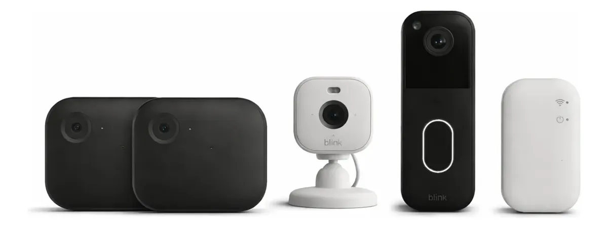Kit Seguridad Blink 4 Cámaras + Timbre Alexa Inalámbrico