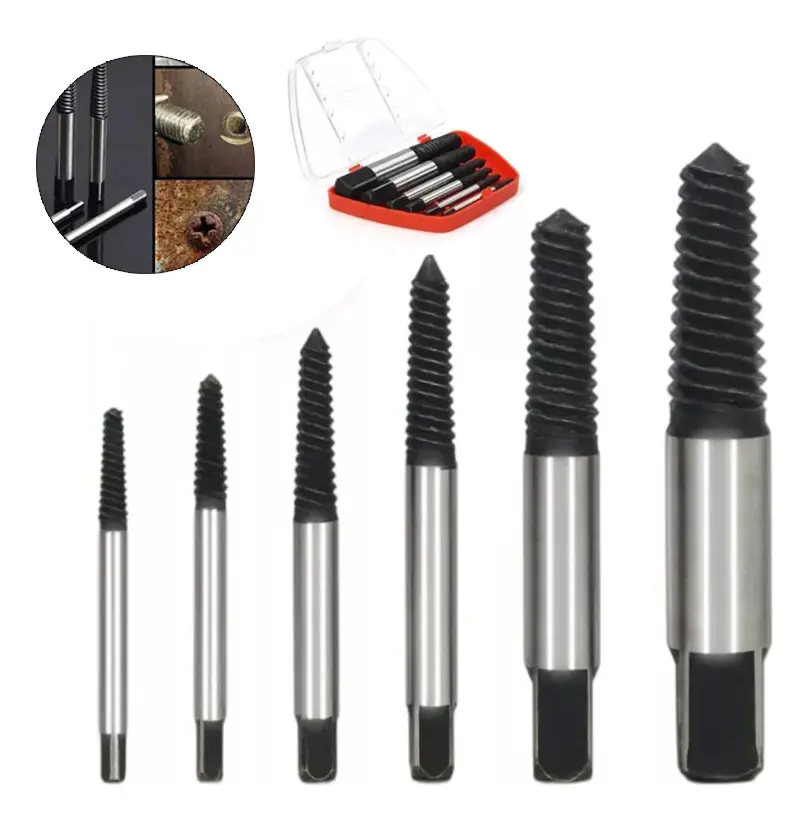 Extractor De Tornillos Saca Pernos Cortado Rodados Removedor