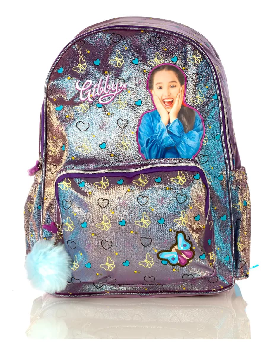 Mochila Escolar Atmpacks Gibby 5879.0 Color Azul Diseño Stellar 15.66l