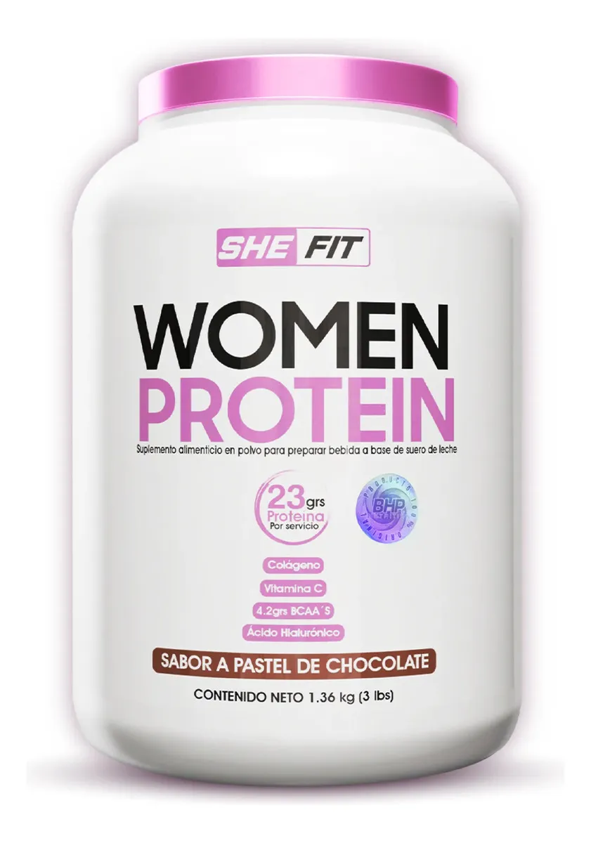 BHP Women Protein Low Carb Suero Leche Pastel Chocolate 3 lb