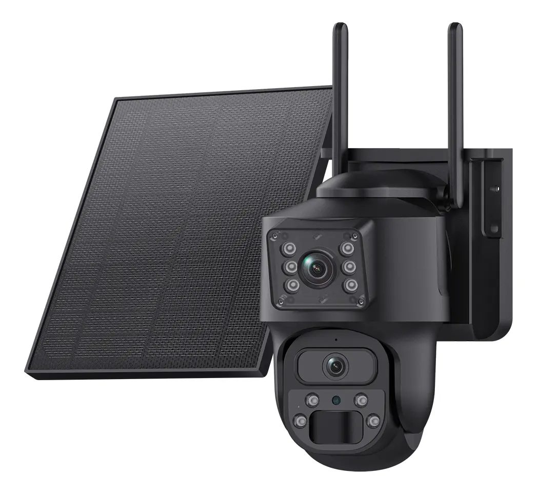 Cámara De Seguridad Exterior 4g Solar Grabación 24h Con Ai
