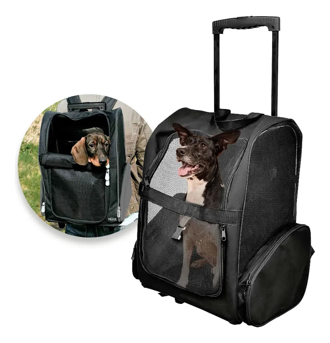 Transportadora Para Mascota Deco Hogar 12086 Con Ruedas