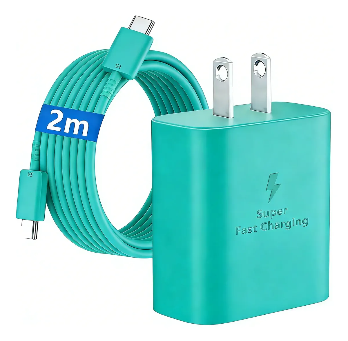 Green 45w Cargador Tipo C Para Samsung S25+/s24+/a56/a55