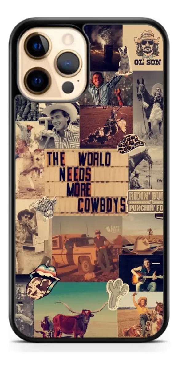 Funda Case Protector Rodeo Vaquero Cowboy Pb R Mod4