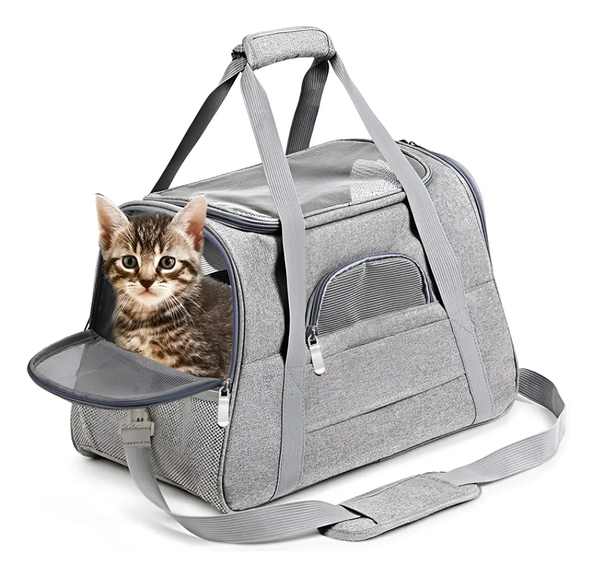 Transportadora Maleta Bolsa Perro Gato Viaje Avion Mascota