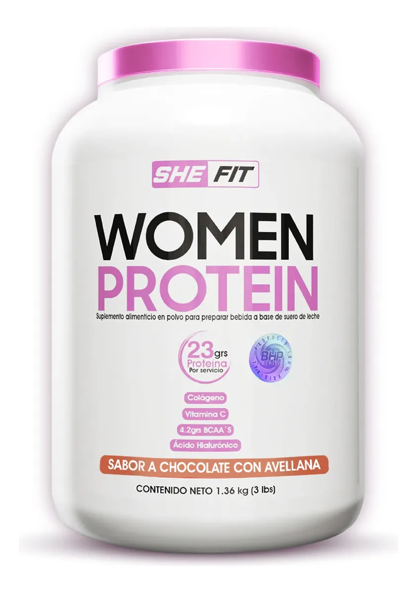 Bhp Women Protein Choco Avellana Low Carb Suero Leche 3lb