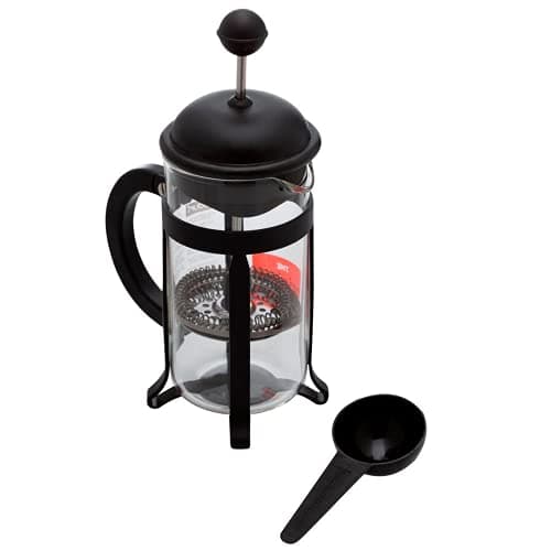 BODUM | Cafetera de prensa francesa | Negro | 1 L / 8 tazas | Preparación manual de café