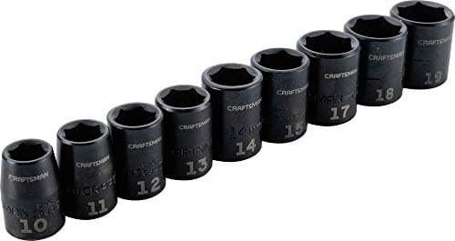 Craftsman CMMT15881 9 piezas Imp. 0,95 cm (3/8 pulgadas)