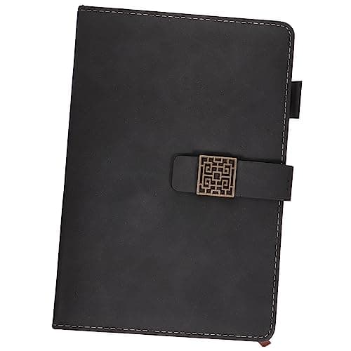 BEBEMOKO Cuaderno de Notas Portátil Tamaño A5 para Profesionales, Cuaderno Pasta Dura Papel Offset Adecuado para Reuniones y Uso Diario en Trabajo y Estudio