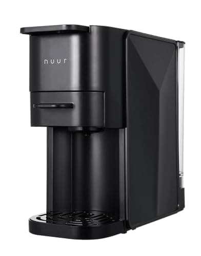 Nuur - Cafetera Multicapsula 3 en 1 Compacta (Nespresso, Dolce Gusto y Cafe Molido) Bomba Italiana 15 Bar, Tanque 700ml, Calentamiento Rapido, Diseño Compacto y Elegante para Cocina - CAFECA