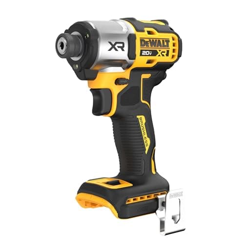 DEWALT - Taladro inalámbrico de impacto 20V MAX XR, sin escobillas, 3 velocidades, solo herramienta (DCF845B)