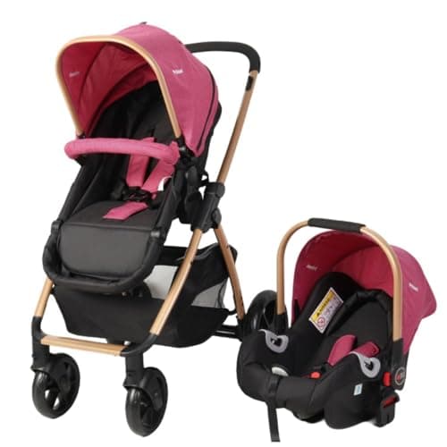 Prinsel Prima TS LX Carriola Autoasiento Rosa 0-3 Años