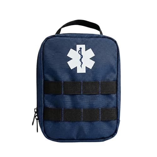 MASTER AID | Botiquín primeros auxilios portátil | Botiquín de viaje (Azul Marino)