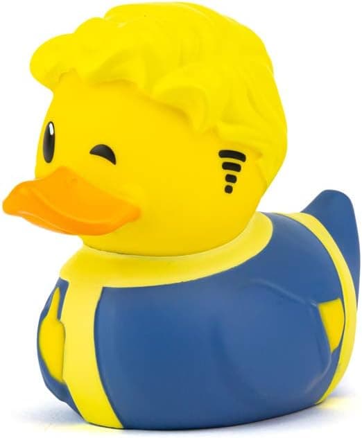 TUBBZ Boxed Edition Vault Boy - Figura Coleccionable de Vinilo de Goma de Pato - Producto Oficial de Fallout - Thriller TV y Videojuegos