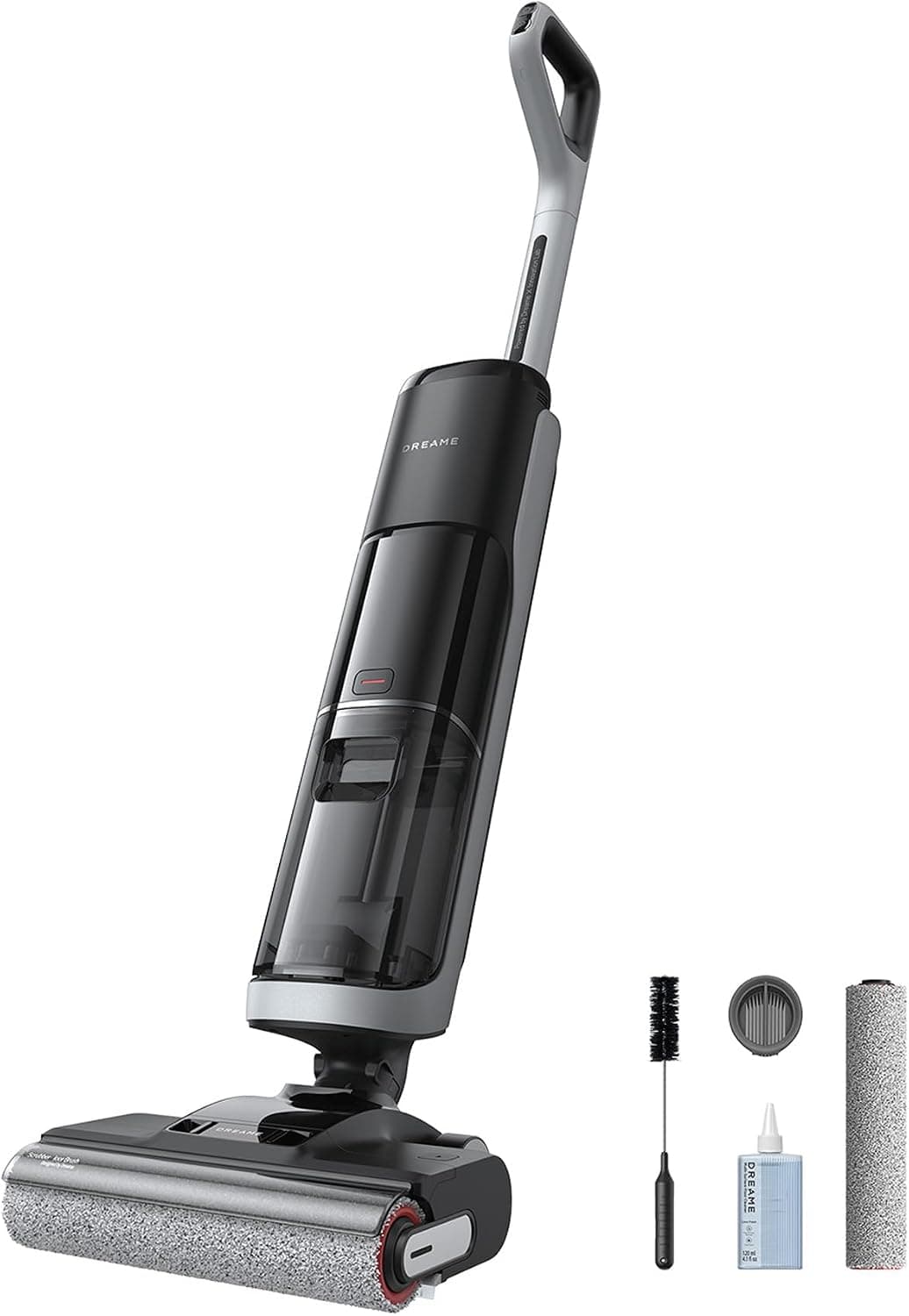 DREAME H14 Aspiradora húmedo/seco, Lavado de Cepillo y Secado con Aire a 60°C en 5 min, Alcance de 180°, autolimpieza con Doble rotación, 18,000Pa de succión, Limpieza de Bordes y 2 años de garantía