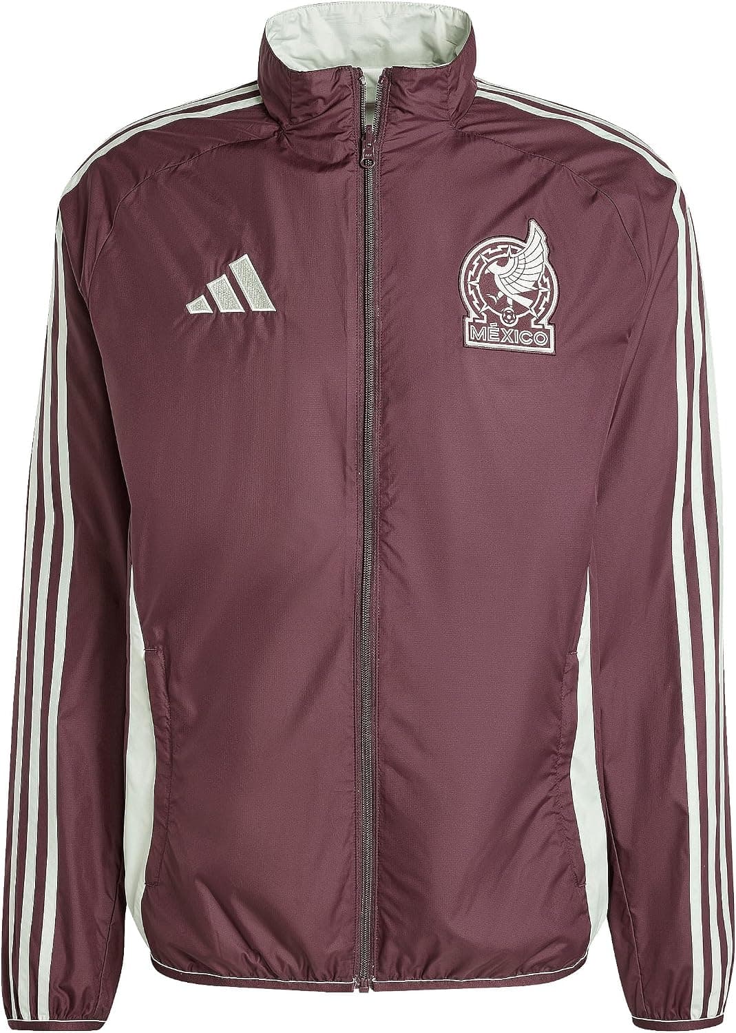 adidas Chamarra México Anthem Hombre Fútbol Violeta